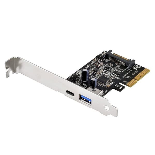 PCI-E-kort - SilverStone - SST-ECU03 - USB 3.1 Typ C - USB 3.1 Typ A - 10Gbps