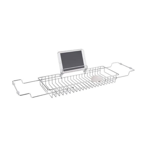 Present Time - Justerbar metallbadkarbro - L. 61/86 cm - Silver