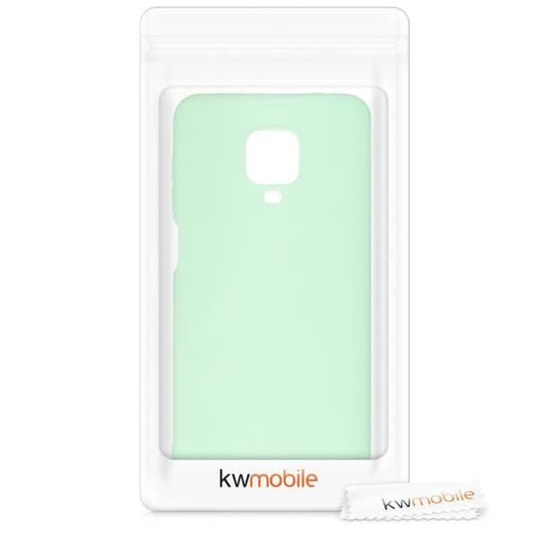 kwmobile Silikonfodral för Xiaomi Redmi Note 9S / 9 Pro / 9 Pro Max - Grön