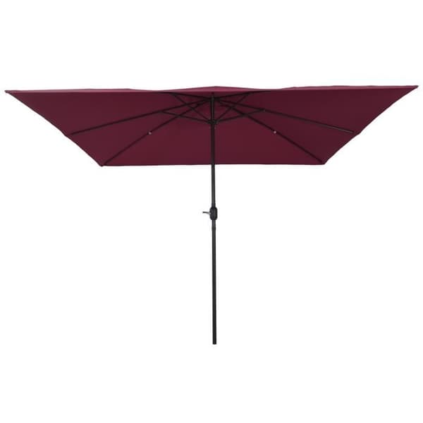 Fyrkantig parasoll 295x245 cm Bordeaux