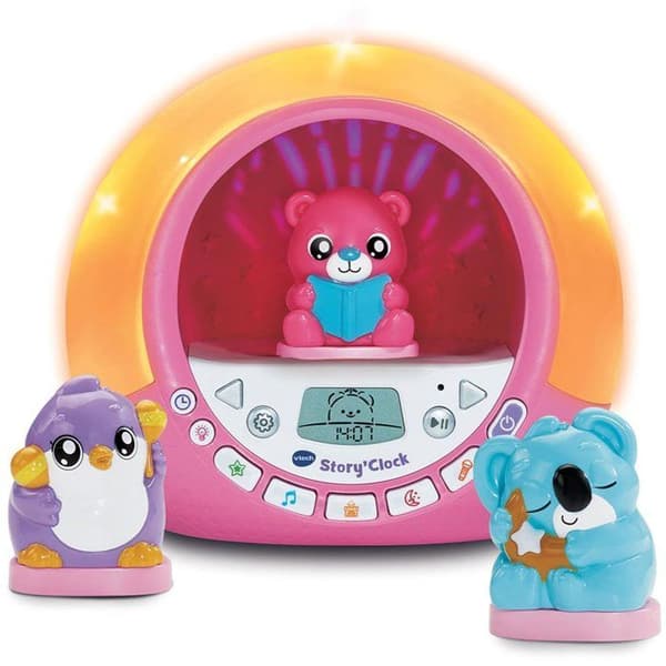 VTECH - SAGOTID - MIN BERÄTTARE VÄCKARKLOCKA ROSA - Rosa