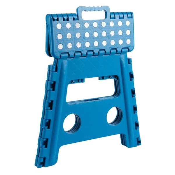 Arregui TB-032-A Multipurpose Folding Pall, Step Pall, 32 cm hög, blå
