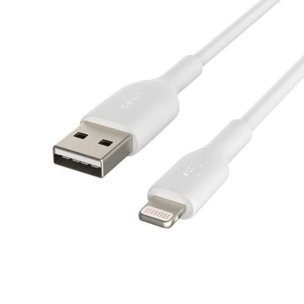 BELKIN Lightning till USB-A-kabel 0,15M Vit