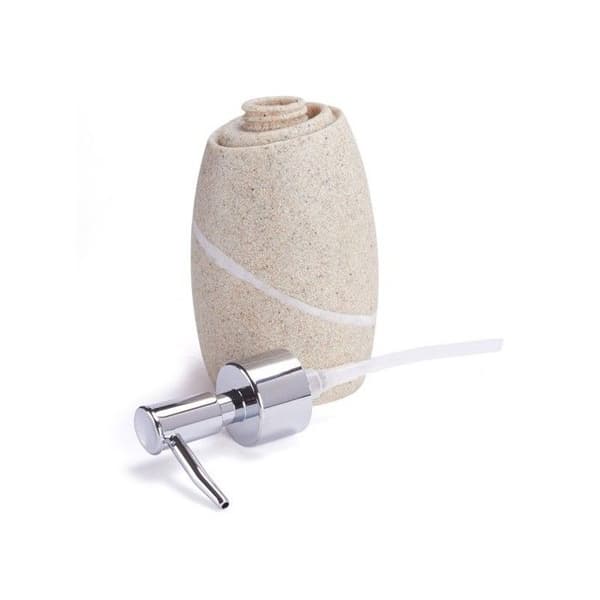 Tvåldispenser - MSV - MALUA - Steneffekt - Beige - Rostfri pump
