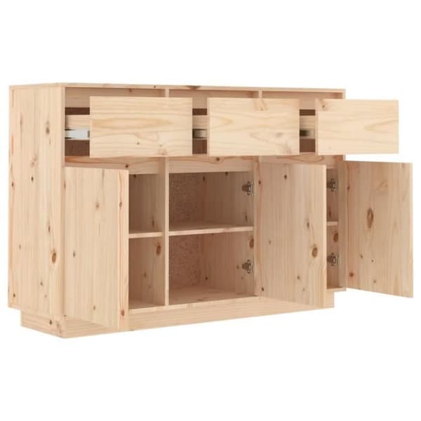Skänk 110X34X75 Cm Massiv furu