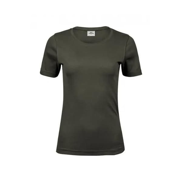 T-shirt dam Tee Jays Interlock - djupgrön