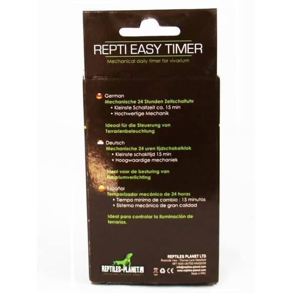 Mekanisk timer för terrariumbelysning Repti Easy Timer REPTILES-PLANET
