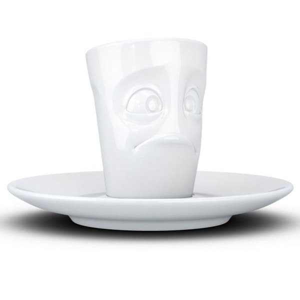 Tasse och underkoppar för espresso i porslin Tassen - Perplexe