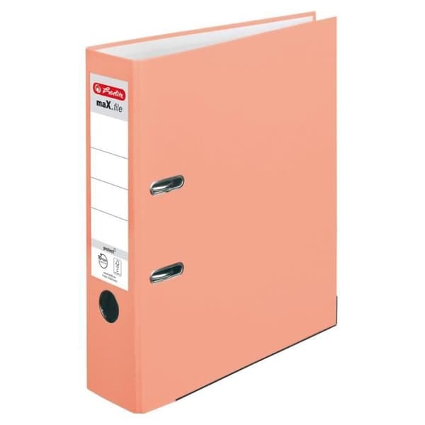 Klasse - HERLITZ - maX.file - A4 - D-ring - Orange - 2 ringar