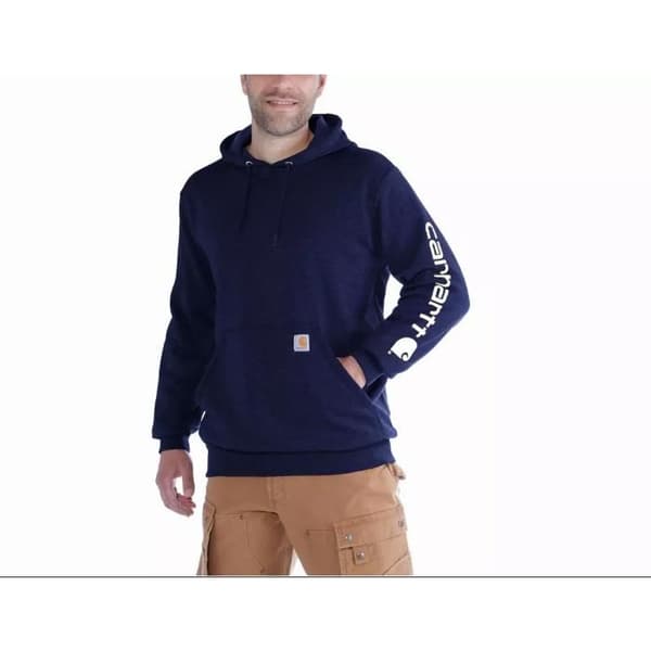 Carhartt - Hoodie med logotyp
