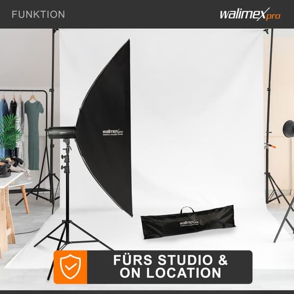 Ljuslåda - WALIMEX PRO - Essential Striplight - 40 x 180 cm - Rotation 360° - Enkel montering