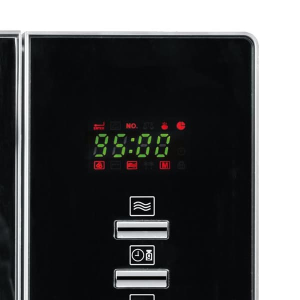 Grill- och varmluftsmikrovågsugn 3-i-1 - SEVERIN - 9 program, 800W, 20L - svart/silver - MW 7773