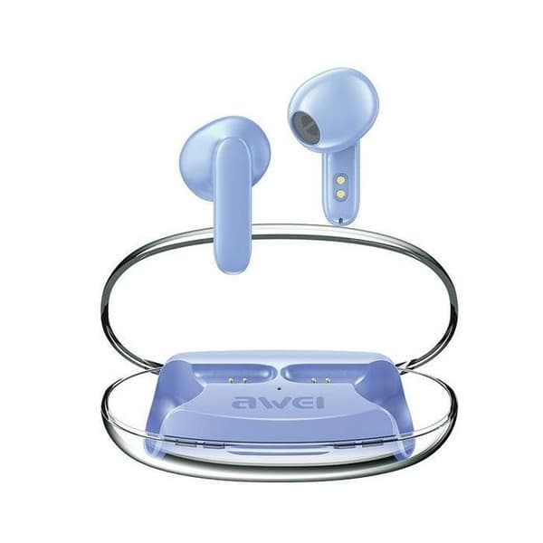 Bluetooth-hörlurar - AWEI - AWE000179 - In-ear - 6h batteritid - Blå