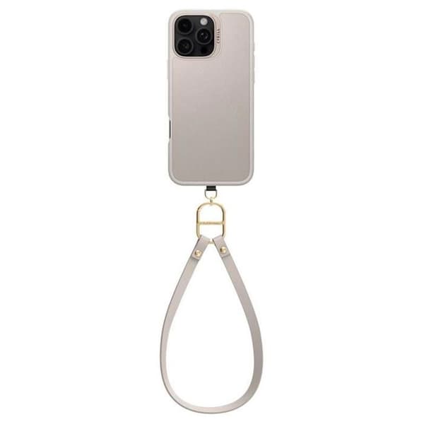 Mobilskal - SPIGEN - iPhone 16 Pro - Kräm - Praktisk Rem - Luftkudde