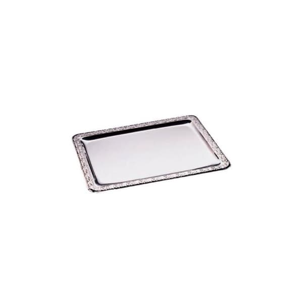 Serveringsplatta - APS - Rektangulär - Polerad rostfritt stål - 420 x 310 mm - Diskmaskinskompatibel
