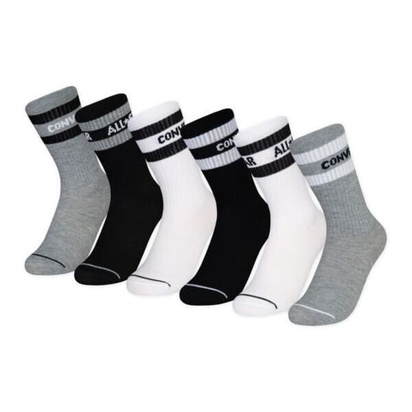 Converse CHN Basic Wordmark Crew barnstrumpor (x6)