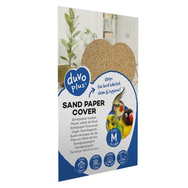 Sandpapper för fågelbur Duvoplus (x8)