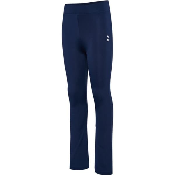Högmidjade leggings för flickor Hummel - black iris/black iris