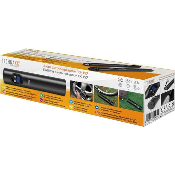 Batteridriven luftkompressor TECHNAXX TX-157