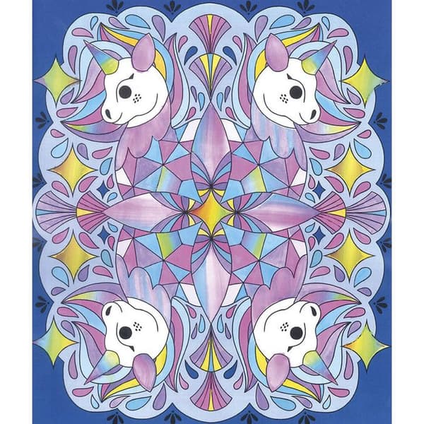 Kit Kreativ - 4 Tavlor Målning Regnbåge Mandala