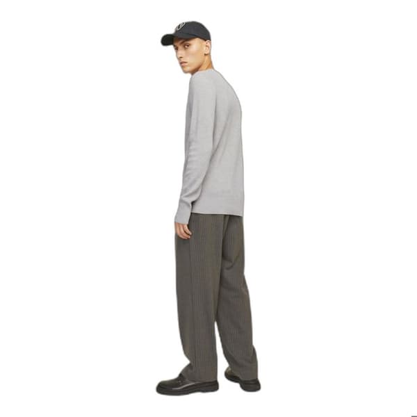 Jack & Jones Perfect stickad tröja - ljusgrå melange