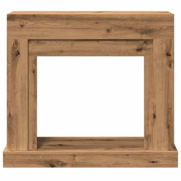 Eldstadram ek hantverk 100x30x87,5cm ingenjörsträ