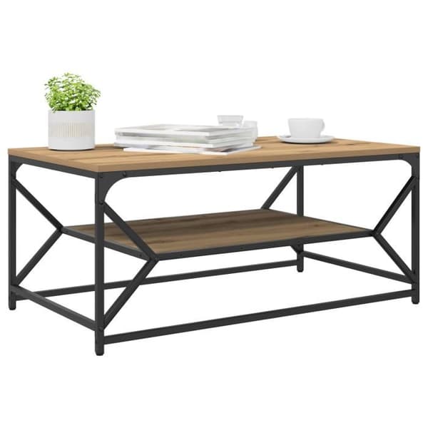 Soffbord - Ek hantverk - 90x50x40 cm - Rektangulär - Matt finish