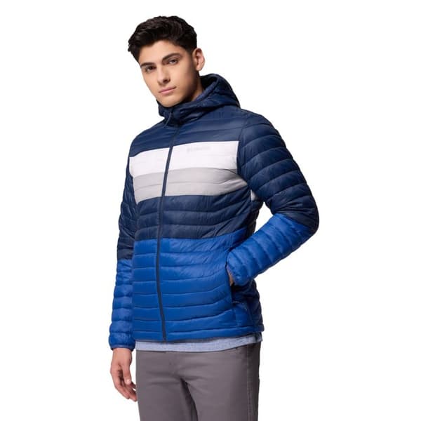 Herrjacka - Blå - Columbia Powder Pass Hooded Jacket