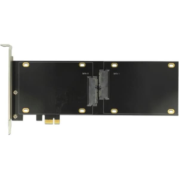 DeLOCK Adapter - SATA PCIe x1 Storage Controller - För 2,5" HDD/SSD