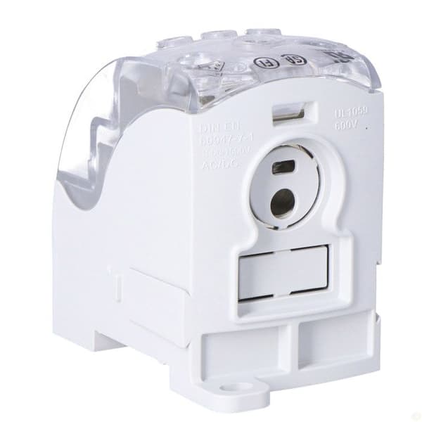 Universellt distributionsblock SUB 400 Al/Cu 82080 SIMBLOCK, grå