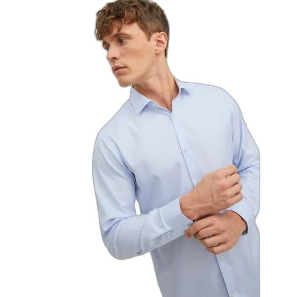 Jack & Jones parker långärmad skjorta - kashmirblå - L