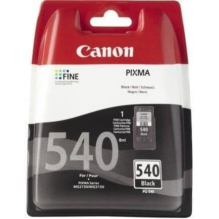 Tonerpatron - CANON - PG-540 (5225B001) - Svart - 8 ml