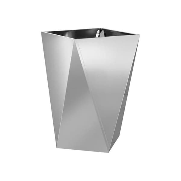 Galvaniserad stålplanterare - vidaXL - Silver - 50x50x75 cm - Monteras krävs - Robust - Utomhusbruk
