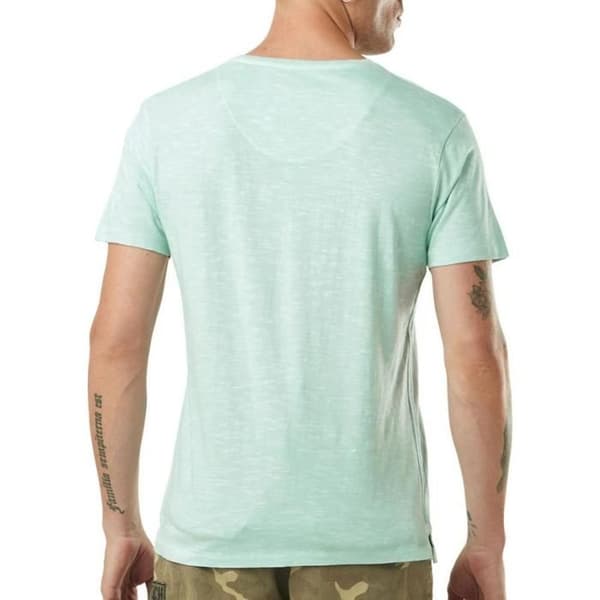 Ljusblå T-shirt för män Von Dutch TYRON