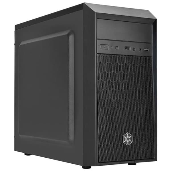 Mini-ATX-chassi - Silverstone - PS16 - Svart - Kompakt - Elegant design