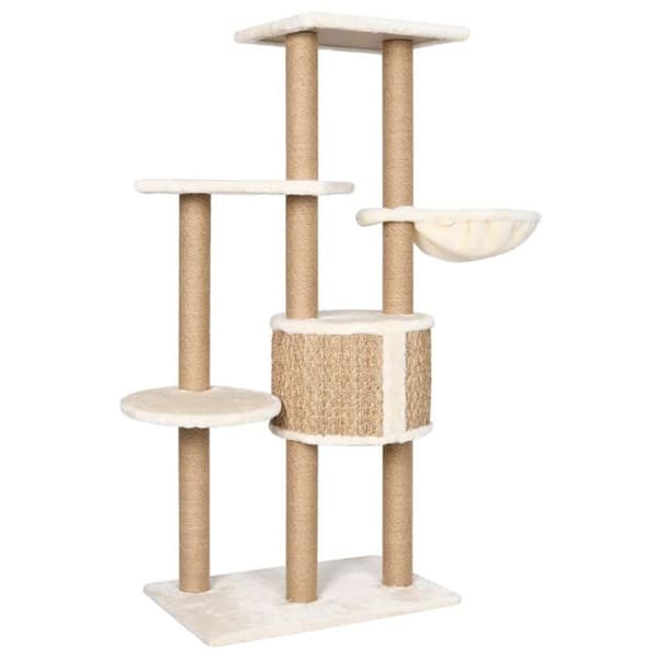 Kattträdet - vidaXL - Havsört - 126 cm - Beige - Montering krävs