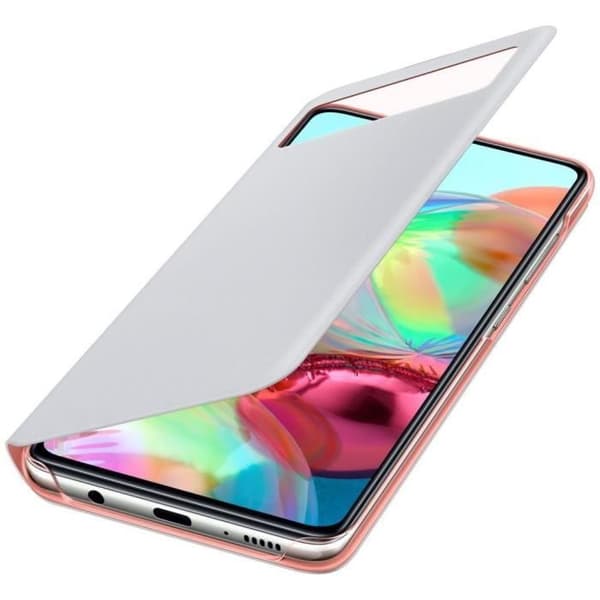 S View Wallet Samsung A71 Fodral Vit