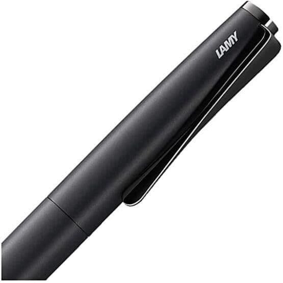 LAMY Studio LX All Black Reservoarpenna - Svart - Medium Spets - Påfyllningsbar - Ej raderbar