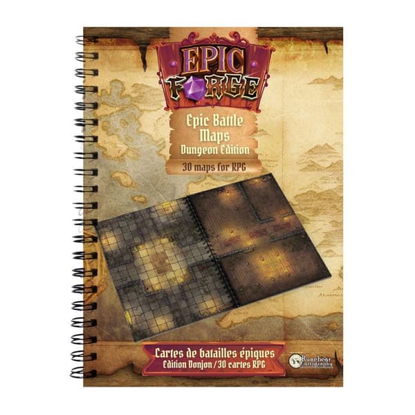 Epic Forge — Spelbräde "Dungeons" | Hållbart och mångsidigt RPG-spelbräde