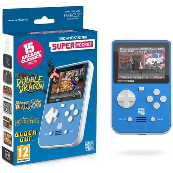 Retrogaming-konsol - BARA FÖR SPEL - Technos Super Pocket