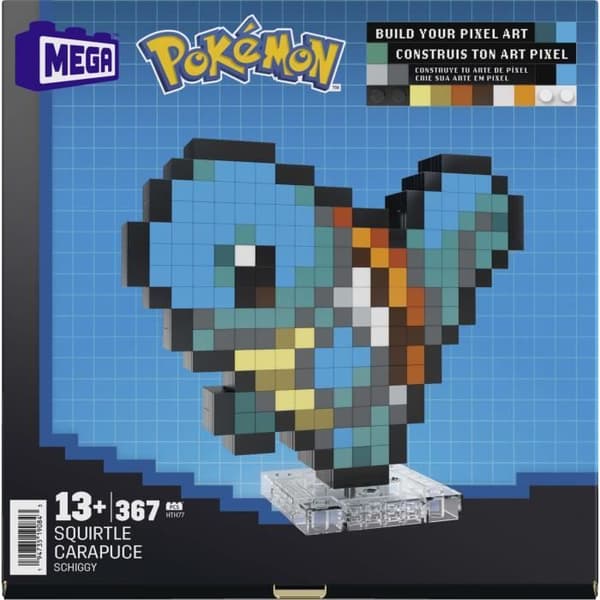 MEGA-Pokémon-Squirtle-Retro bygglåda 367 delar - MEGA Pokémon - HTH77
