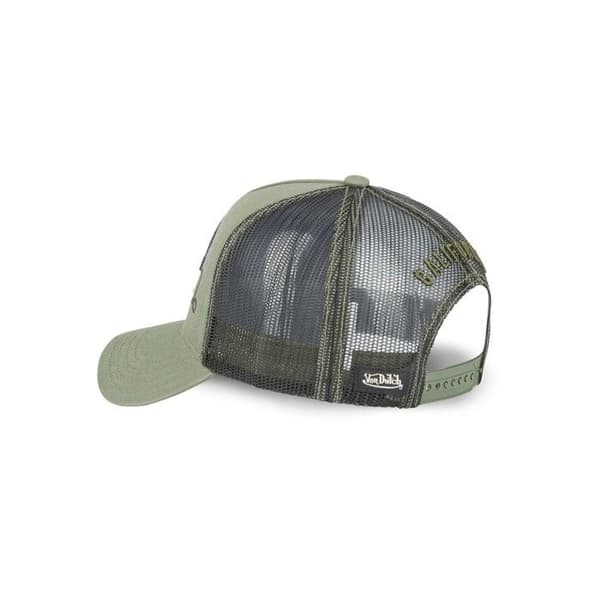 Von Dutch Trucker Bull grön keps - One size - Broderad patch