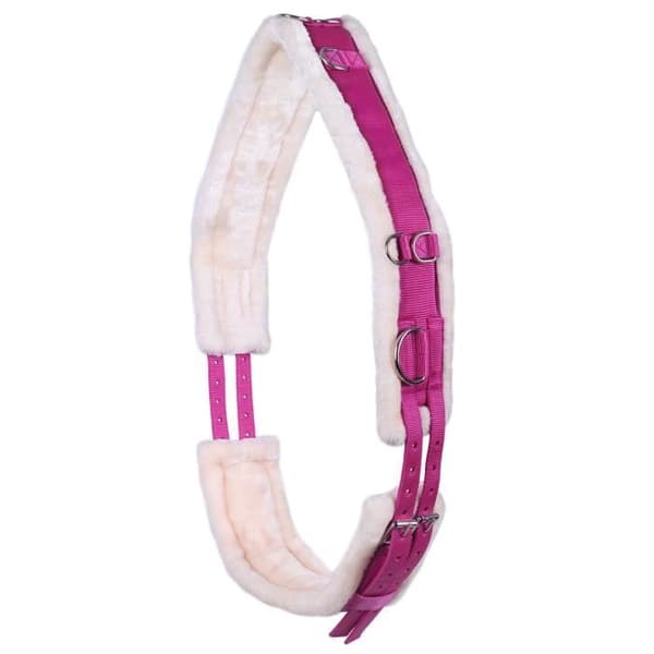 QHP Ontario Work Surcingle - Fuchsia - Fullständig