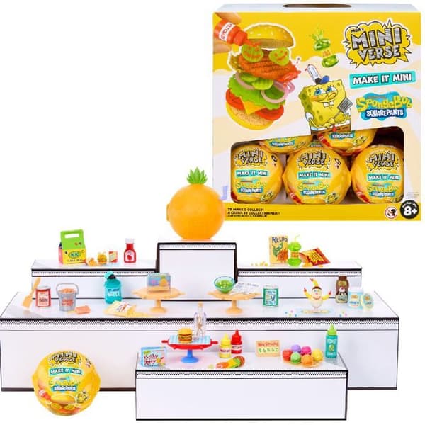 Jouet Miniverse - Samlarset Make It Mini Spongebob miniatyrer i resin DIY
