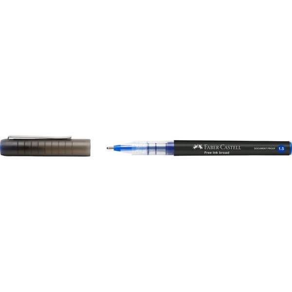 Faber-Castell Stylo roller Free Ink Broad 1,5mm blå