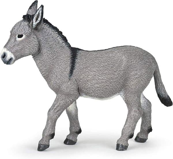 Figurine Åsna från Provence Ljusgrå