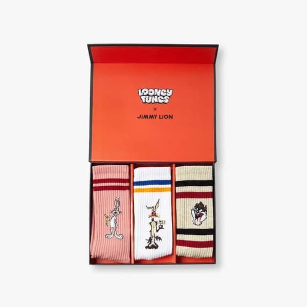 Jimmy Lion Athletic Looney Tunes Strumpor Pack