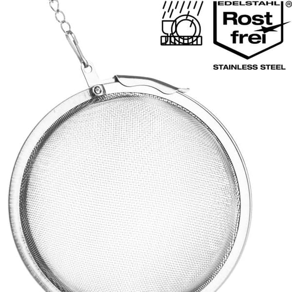 Tefilter - COM-FOUR - CF16910 - Rostfritt stål - Återanvändbar - 2 stycken