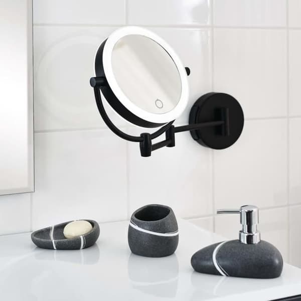RIDDER Shuri sminkspegel med LED Touch Switch