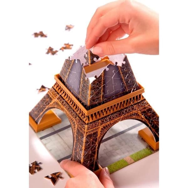 3D Eiffeltornet pussel - Ravensburger - 216 bitar - utan lim - Arkitektur och monument